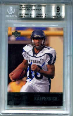 2011 Upper Deck College Legends Colin Kapernick