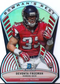 2014 Bowman Chrome Bowmans Best Die Cut Rookie Devonta Freeman