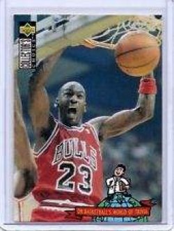    1994-95 UD Collector’s Choice World of Trivia Michael Jordan Card #402 *00014