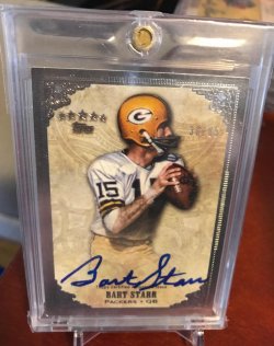 2012 Topps Five Star Auto Bart Starr