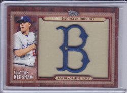 2011 Topps Commemorative Patch Clayton Kershaw