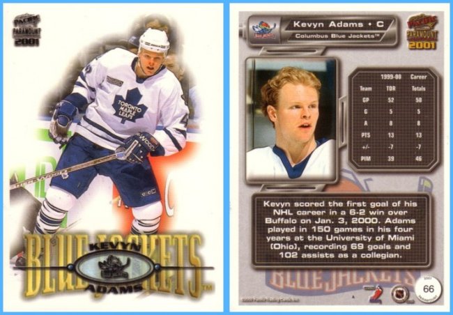 Kevyn Adams | Hockey Card Database Wiki | Fandom