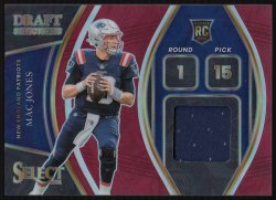 2021  Select Draft Selections Memorabilia Prizm Red Mac Jones