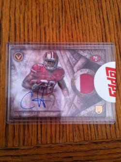 Carlos Hyde 2014 Topps Prime Rookie Jersey Card Hollywood