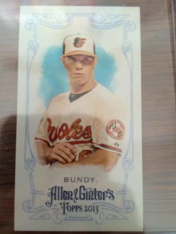 2013 Topps Allen & Ginter Extended Mini Dylan Bundy