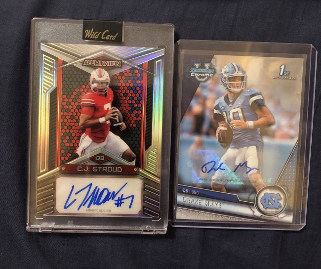 FS: CJ Stroud & Drake Maye Auto - Blowout Cards Forums