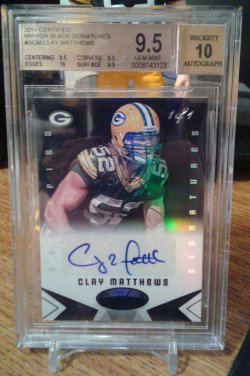 2014 Panini Certfied Mirror Black Signatures