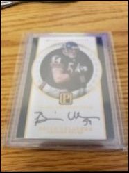 2017 Panini Pantheon Brian urlacher milestone scripts auto 2/3