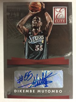 2015-16  Donruss Dikembe Mutombo Auto /49