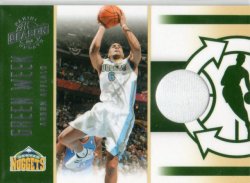 2010 Panini Season Update Aaron Afflalo Green week