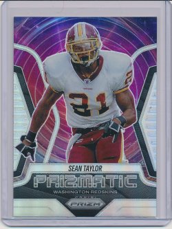    Sean Taylor 2025 Panini Prizm Prizmatic Prizms Silver