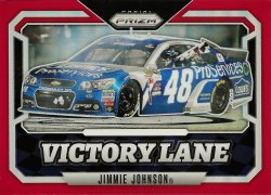 2025 Panini Prizm Racing Victory Lane (red) Jimmie Johnson