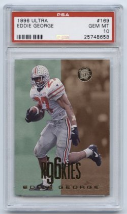 1996 Ultra #169 Eddie George RC PSA 10