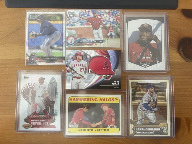 Lot - 2018 Topps Chrome Mike Trout Mojo