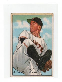 1952 Bowman Bowman Dave Koslo