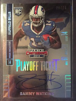 2014 Panini Contenders #237C Sammy Watkins "Playoff Ticket RPS" (30/99)