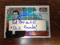 2008 Donruss Americana Ed ONeill Directors Cut Al Bundy Auto /80 #BestCard