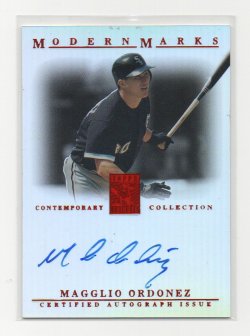 2003 Topps Topps Tribute Contemporary Modern Marks Red Magglio Ordonez