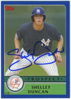 2003 Topps Traded & Rookies IP Auto Shelley Duncan
