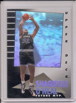 1992  Upper Deck Future MVP #35 Shaquille Oneal