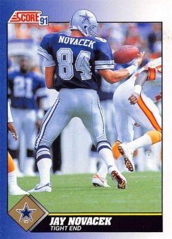 1991  Score Jay Novacek 