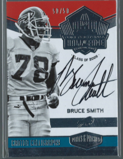    2016 Plates and Patches Bruce Smith Autograph