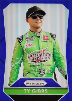 2025 Panini Prizm Racing Blue Prizm Ty Gibbs