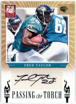 2012  Elite Passing the Torch Autographs Fred Taylor/Maurice Jones-Drew