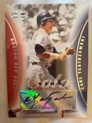 2006 Topps solo sigs carl yastrzemski