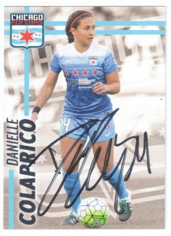 2016  Chicago Red Stars Team Set Danielle Colaprico IP Auto