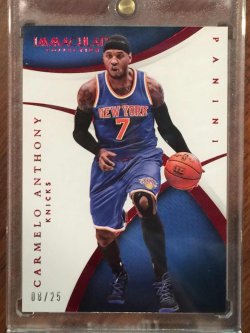 2014 Panini Immaculate  Carmelo Anthony 