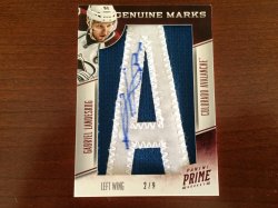 2013 Panini Prime Gabriel Landeskog Genuine Marks
