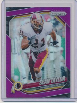    Sean Taylor 2025 Panini Prizm Prizms Purple /125