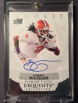 2013 Upper Deck Exquisite Collection #ER-SW Sammy Watkins "Draft Picks Auto."