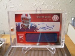 2013 Panini Totally Certified Robert Woods Jersey Auto Freshman Fabric