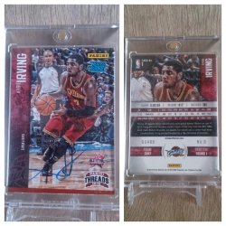 12-13 Panini threads kyrie irving rated rookie allstar panini authentic signatures