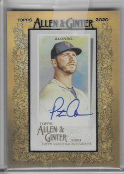 2020 Topps allen and ginter pete alonso