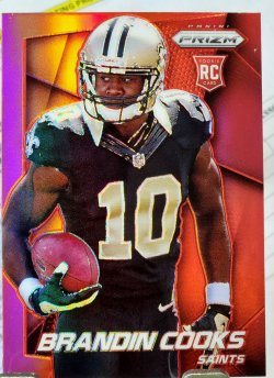 2014 Panini Prizm Brandin Cooks Rookie Red Prizms