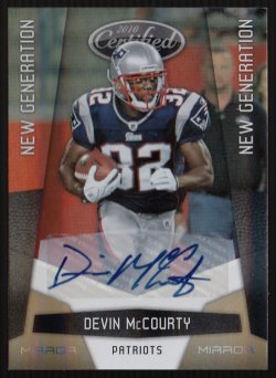 2010  Certified Mirror Gold Signatures Devin McCourty