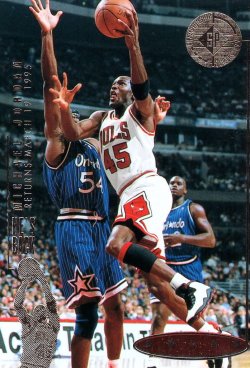 1995 Upper Deck SP Michael Jordan Hes Back