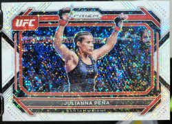 2023 Panini Prizm UFC Julianna Pena Prizms White Sparkle