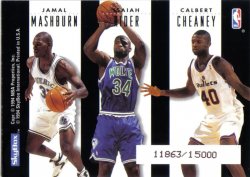 1993-94 Skybox Premium Head of the Class Webber / Bradley / Hardaway / Mashburn / Rider / Cheaney Back #ed 11863/15000 