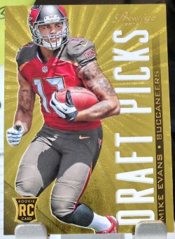 2014 Panini Black Friday Mike Evans Prestige Draft Picks Gold