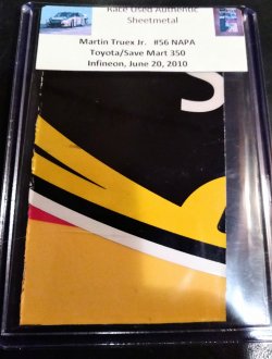 2010  Piece of Sheet Metal Martin Truex