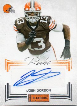 2012 Panini Playbook Josh Gordon