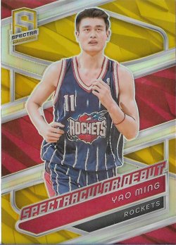 2023-24 Panini Spectra Spectracular Debut Gold Yao Ming #ed 9/10