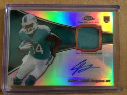 2014 Topps Chrome Jarvis Landry Rookie Patch Autograph