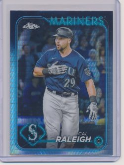    Cal Raleigh 2024 Topps Chrome Prism Refractor