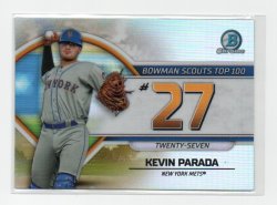 2023 Topps Bowman Chrome Scouts Top 100 Kevin Parada