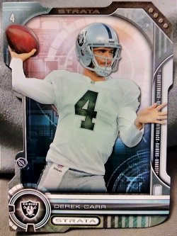 2014 Topps Fire Derek Carr RC Jersey